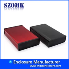 porcelana SZOMK IP54 cajas de aluminio extruido electrónica para pcb AK-C-C71 155 * 106 * 34 mm fabricante