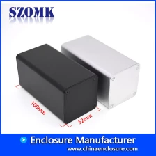 Cina SZOMK OEM produttore di custodie in alluminio piegato a controllo numerico AK-C-B86 100 * 52 * 52mm produttore