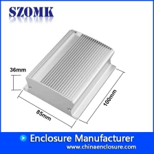 China SZOMK Wall Mounting Aluminum Project Box Enclosure Case  AK-C-A27 manufacturer