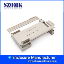 중국 SZOMK PLC AK-P-20 168 * 115 * 40mm를위한 전자 플라스틱 소음 가로장 울안 pcb 주거 상자 크기 제조업체