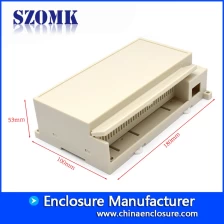 China SZOMK caixa de gabinete de trilho DIN de alta qualidade para eletrônicos AK-P-27 180 * 100 * 53mm fabricante