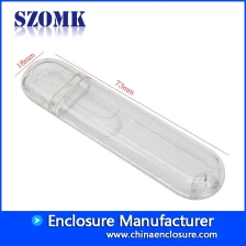 China SZOMK transparante kleine plastic USB-behuizing voor LED-verlichting AK-N-51 73 * 18 * 8 mm fabrikant