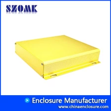 China SZOMK wall mounting enclosure metal aluminum junction box for PCB AK-C-A5 32*155*155mm manufacturer