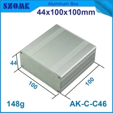 China aluminum extrusion case custom electronic  pcb enclosure AK-C-C46 44*100*100mm fabricante