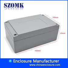 Cina cost saving ip66 waterproof outdoor junction box die cast aluminum enclosure for device AK-AW-26 161 X 100 X 65 mm produttore