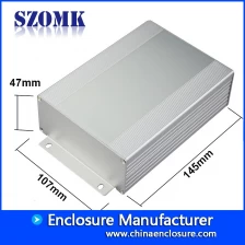 中国 PCB用カスタムアルミニウムプロジェクトボックスエンクロージャケースAK-C-C20 47 * 107 * 145mm メーカー