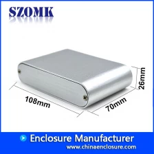 الصين ديي الإلكترونية إمدادات الطاقة تقاطع boxl في الألومنيوم ل pcb AK-C-B41 26 * 108 * 70 ملليمتر الصانع