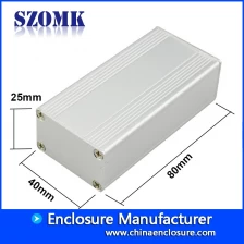 China Elektrisches Hardcase aus Aluminium für die Leiterplatte AK-C-C16 25 * 40 * 80mm Hersteller