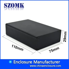 China high quality aluminium electronic project boxing aluminum generator extruded enclosure AK-C-B15 manufacturer