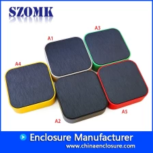 China hoogwaardige aangepaste vierkante plastic aansluitdoos elektronische behuizing AK-S-123 98 * 98 * 32 mm fabrikant