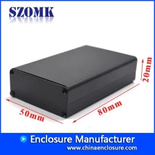 중국 pcb를위한 고품질 산업 주문 알루미늄 인클로저 AK-C-C7 20 * 50 * 80mm 제조업체