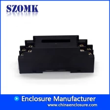 China hot sale industrial plastic electronics project enclosure box custom plastic enclosure with 95*41*25mm AK-DR-33a fabrikant
