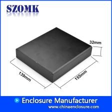 الصين ip54 مخصص الإلكترونية الالومنيوم الضميمة hdd العلبة ل pcb AK-C-B25 الصانع