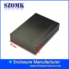 中国 manufacture aluminum electronic enclosure for electronic component aluminum casing with 27.5*81*free 制造商