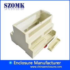 Chine manufature industial plastic din rail enclosure for electronic project from szomk with 106*90*75mm fabricant