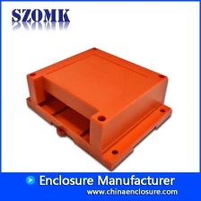 China oranje din rail industrie behuizing met 115 (L) * 90 (B) * 40 (H) mm AK-P-03b van szomk fabrikant