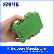China Plastik-DIN-Schiene Elektronische Gehäuse Plastikrelaisgehäuse mit 110*100*17mm AK-DR-29 Hersteller