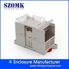 China plastic din rail enclosure custom plastic housing form szomk Hersteller