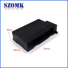 中国 plastic din rail enclosure with 179x100x48mm plastic distribution housing from szomk メーカー