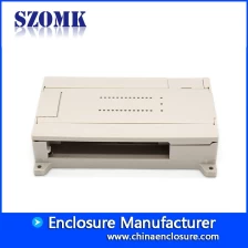 中国 plastic ourdoor electrical dinrail junction box with 168(L)*115(W)*40(H)mm plastic enclosures for eletronics 制造商