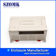 China plastic pcb din rail enclsoure from szomk plastic enclosure for eletronic device manufacturer