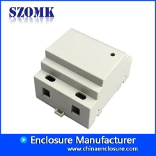 China Shenzhen high quality 88X70X51mm abs plastic power din rail distribution enclosure supply/AK-DR-13 manufacturer