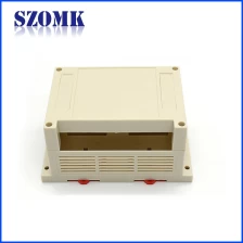 Chine szomk plastic din rail enclosure for eletronic device custom plastic manufacturer enclosure fabricant