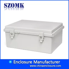 China szomk wasserdichte elektrische Box Outdoor-Kunststoffbox für Elektronikplatine Instrumentengehäuse 335 * 235 * 150mm AK-01-48 Hersteller