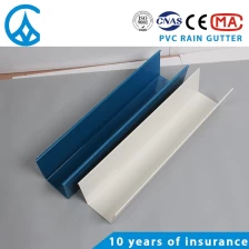 China ZXC China Fornecedor de preço barato Anti-corrosão Plástico PVC Rain Water Gutter fabricante
