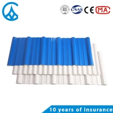 China ZXC Chinese advanced roofing UPVC materials sheet noise reduction roof tile pengilang