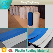 Çin ZXC Kolay kurulum korozyon direnci pvc çatı düz levha üretici firma