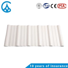 China ZXC Light weight UPVC material plastic roof sheet for house roofing manufacturer
