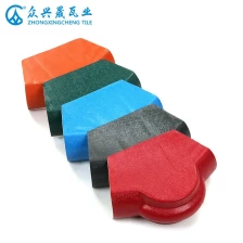 China ZXC China supplier Main Ridge Roof Tile Head - Spanish style ASA roof tile accessories manufacturer
