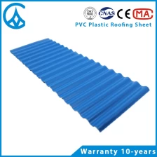 Chine ZXC Modern Design Fireproof PVC Matériaux de toiture fabricant