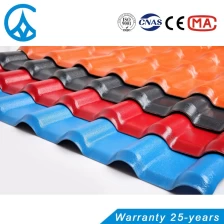 Chine S plastic roof tiles type ASA synthetic resin material roof tile fabricant