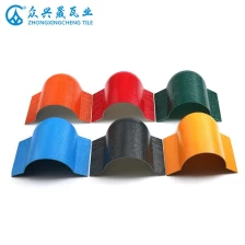 Chine Tilted Ridge Roof Tile Head - Spanish style ASA roof tile accessories fabricant