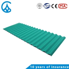 Çin ZXC su geçirmez oluklu plastik PVC çatı kiremiti 20 yıllık garanti üretici firma