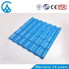 Çin ZXC ASA building materials synthetic corrugated plastic roof tile with 25 years warranty üretici firma