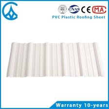 porcelana ZXC China supplier excellent sound insulation PVC plastic roofing tile fabricante