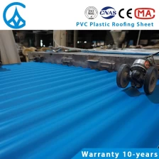 China ZXC Color-lasting ASA resin surface plastic sheet APVC roof tile manufacturer