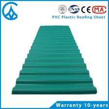 Trung Quốc ZXC Giá cả tấm lợp PVC cho công nghiệp với bảo hành 20 năm nhà chế tạo