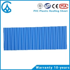 China ZXC cheap building materials plastic PVC roofing tiles in China manufacturer