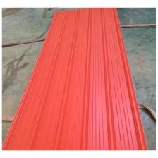 China ZXC Factory Direct Sale Direct Sheet Folha de PVC revestida com cor leve folha de cobertura fabricante