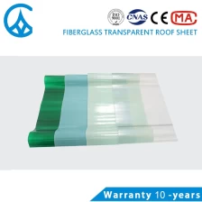 China ZXC good heat resistant corrugated plastic sheets FRP roof tile fabricante