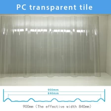 porcelana Tile de techo transparente de plástico ZXC fabricante