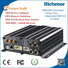 China Factory directly supplying 4ch/8CH/5CH 720p SD card+HDD  Max 2TB mobile dvr with gps for car bus taxi manufacturer