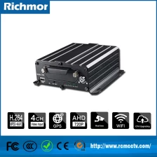 China 2TB HDD+128GB SD card mobile DVR with 3G 4G GPS WIFI manufacturer