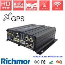 中国 ACC delay supported 1080P mobile dvr with hdd sd card slot and 4g sim card slot CMS メーカー