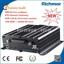 China 8CH 3G/4G Vehicle 1080P Mobile DVR with WIFI G-Sensor GPS manufacturer