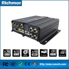 Çin AHD vehicle mobile DVR ,surround view cameras,4 ch 720P school bus car CCTV SD card MDVR XY-9638 üretici firma